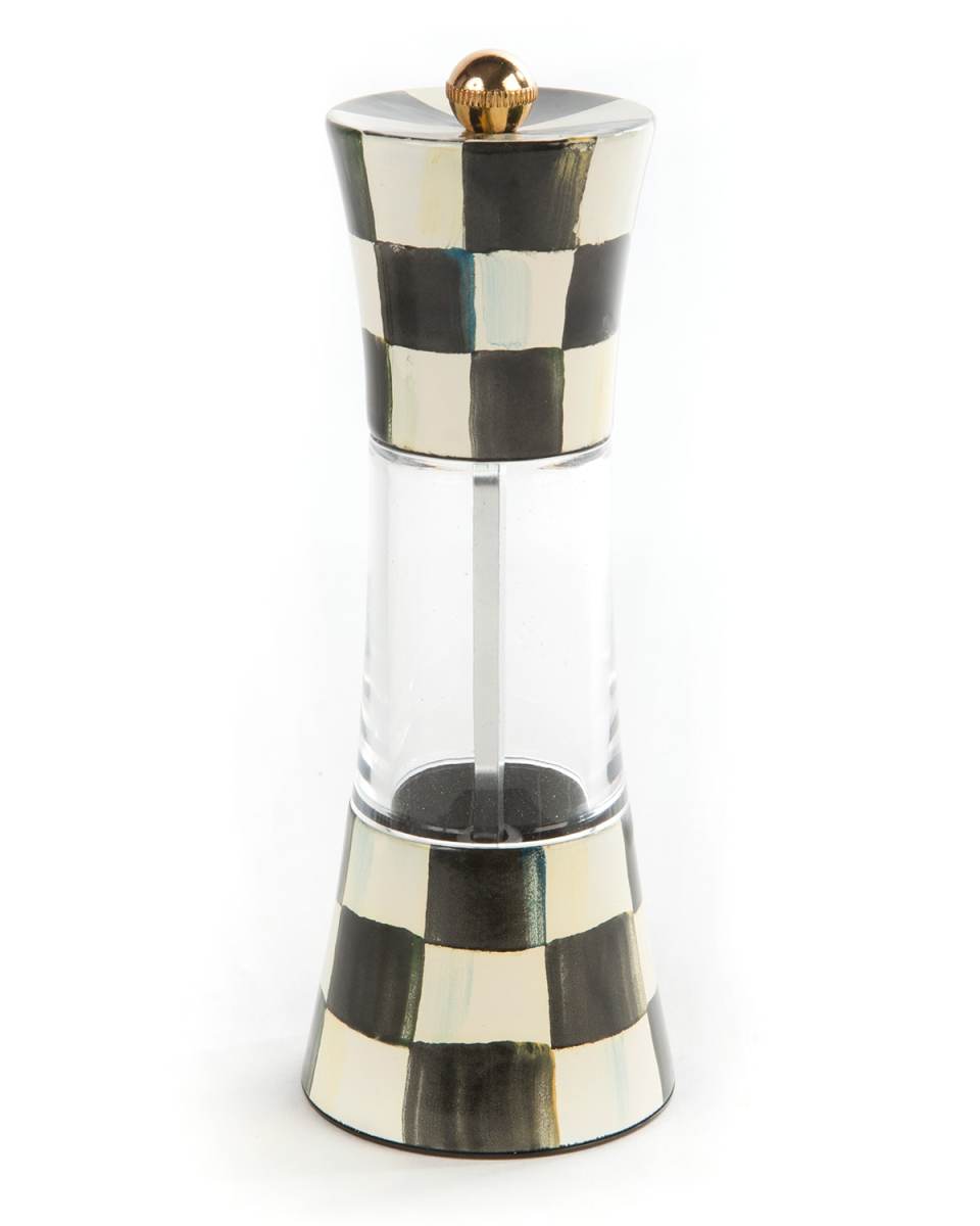 Courtly Check Enamel Pepper Grinder